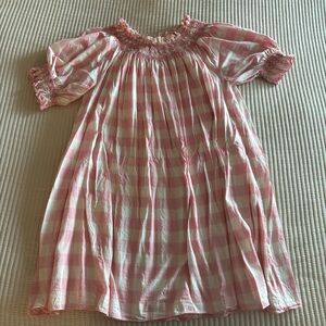 Doen short gingham plaid dress womens S EUC